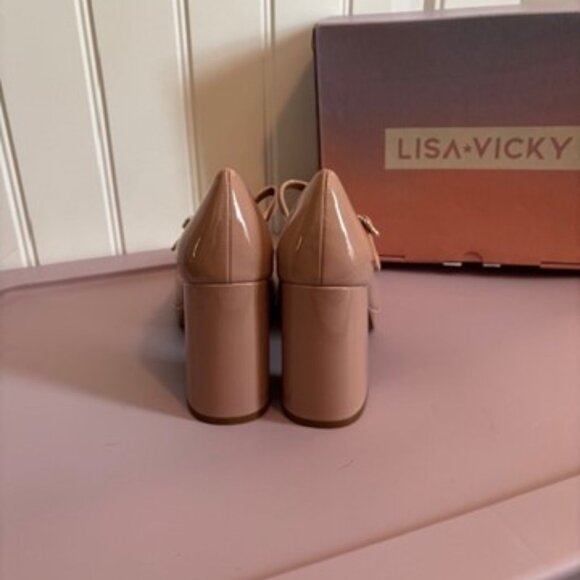 NWT Lisa Vicky Blush Bobble Platform Maryjane Pump - 8.5 Women - Picture 5 of 8